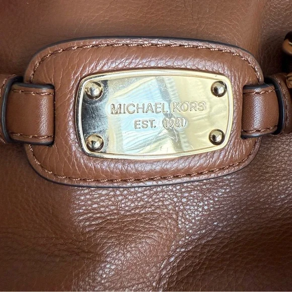 Michael Kors Hamilton Large East West Pebbled Leather Tote Shoulder Bag - Picture 10 of 10